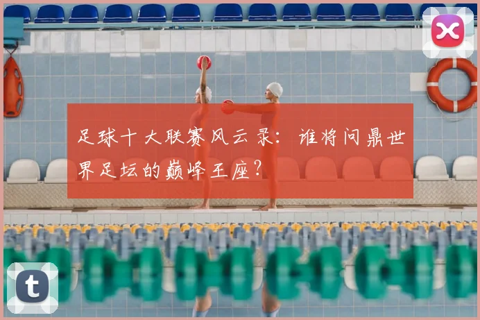 足球十大联赛风云录:谁将问鼎世界足坛的巅峰王座?